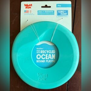 WEST PAW Sailz Disc Dog Toy - Seaflex - Frisbee - Fling & Float